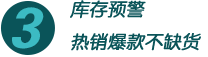 庫存預(yù)警熱銷爆款不缺貨