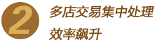 多店交易集中處理效率飆升